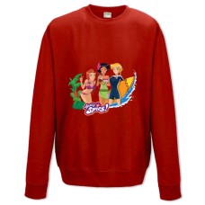 Свитшот с принтом Джетикс Тотали Спайс - XS красный