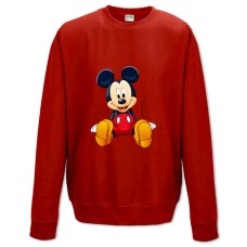 Sweatshort with Print Disney Mickey Mouse - XS  red