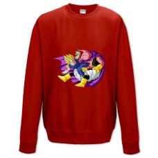 Sweatshort with Print Dragon Ball Pink Monster - XS  red