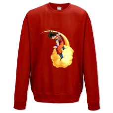 Sweatshort with Print Dragon Ball Gokuu Sky - XS  red