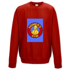 Sweatshort with Print The Simpsons Homers Gym - XS  red
