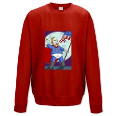 Sweatshort with Print The Simpsons Superhero Homer - XS  red