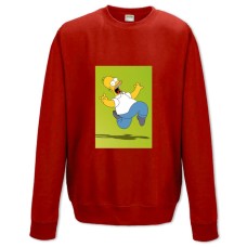 Sweatshort with Print The Simpsons Scary Homer - XS  red