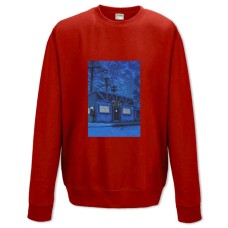 Sweatshort with Print The Simpsons Moes Bar - XS  red