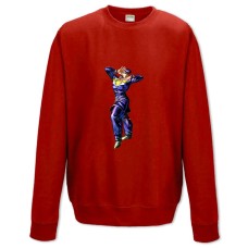 Свитшот с принтом Джоджо Стиль - XS красный