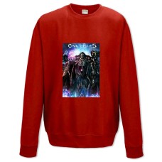 Світшот з принтом Оверлорд Створення - XS червоний