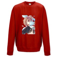Sweatshort with Print Sword Art Online Cute Hero Girl - XS  red