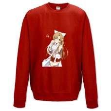Sweatshort with Print Sword Art Online Asuna Neko Hero - XS  red