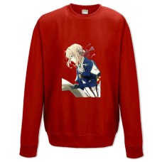Sweatshort with Print Violet Evergarden Hero - XS  red