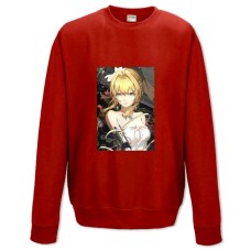 Sweatshort with Print Violet Evergarden Beautiful Hero - XS  red