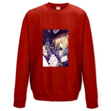 Sweatshort with Print Violet Evergarden Main Character - XS  red