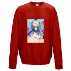 Sweatshort with Print Violet Evergarden Smile - XS  red