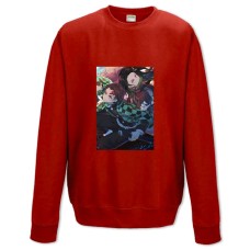 Sweatshort with Print Demon Slayer Kimetsu No Yaiba Heroes - XS  red