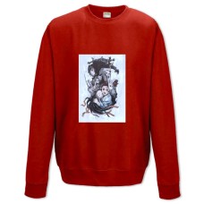 Sweatshort with Print Demon Slayer Kimetsu No Yaiba Main Theme - XS  red