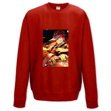 Sweatshort with Print Demon Slayer Kimetsu No Yaiba Tanjirou - XS  red