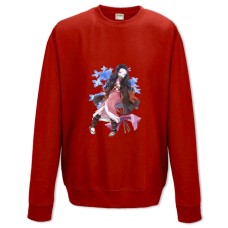 Sweatshort with Print Demon Slayer Kimetsu No Yaiba Nezuko Kamado - XS  red