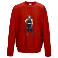 Sweatshort with Print Demon Slayer Kimetsu No Yaiba Tengen Uzui - XS  red