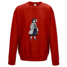 Sweatshort with Print Demon Slayer Kimetsu No Yaiba Obanai Iguro - XS  red