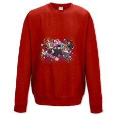 Свитшот с принтом Моб Психо 100 Герои Принт - XS красный