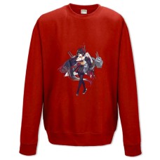 Sweatshort with Print Azur Lane Hero Print 0013 - XS  red