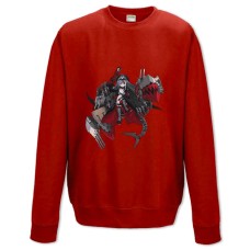 Sweatshort with Print Azur Lane Hero Print 0014 - XS  red