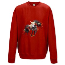 Sweatshort with Print Azur Lane Hero Print 0045 - XS  red