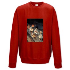 Sweatshort with Print The Promised Neverland Main Theme - XS  red