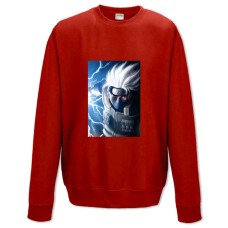 Свитшот с принтом Наруто Какаши Хатаке - XS красный