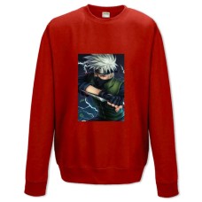 Свитшот с принтом Наруто Какаши Хатаке Герой - XS красный