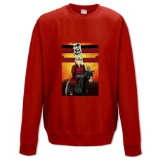 Свитшот с принтом Наруто Прикольный Принт - XS красный