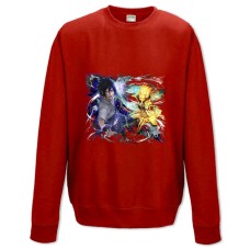Свитшот с принтом Наруто Главные Герои - XS красный