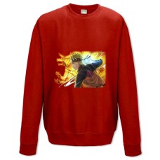 Свитшот с принтом Наруто Битва Герой - XS красный