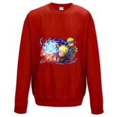 Свитшот с принтом Наруто Сила - XS красный