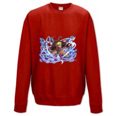 Свитшот с принтом Наруто Могучий - XS красный