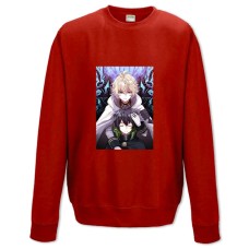 Свитшот с принтом Последний Серафим Герои - XS красный