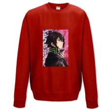 Свитшот с принтом Последний Серафим Герой Юичиро Хякуя - XS красный