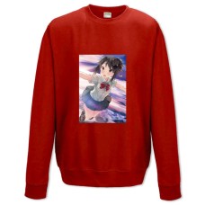 Sweatshort with Print Your Name Girl Mitsuha Miyamizu - XS  red