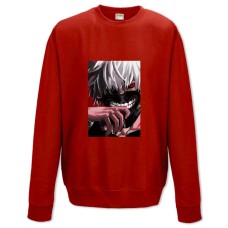 Sweatshort with Print Tokyo Ghoul Ken Kaneki Face - XS  red
