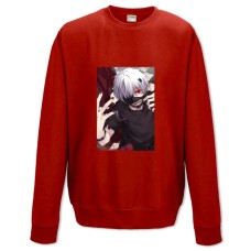 Sweatshort with Print Tokyo Ghoul Boy Ken Kaneki - XS  red