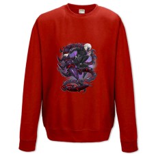 Sweatshort with Print Tokyo Ghoul Monster Print - XS  red