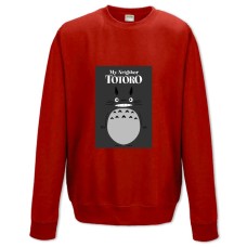 Sweatshort with Print Tonari No Totoro Grey Print - XS  red