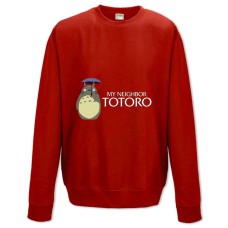 Sweatshort with Print Tonari No Totoro Logo - XS  red