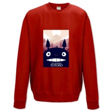 Sweatshort with Print Tonari No Totoro Theme - XS  red