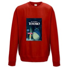 Sweatshort with Print Tonari No Totoro Main Theme - XS  red