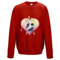 Свитшот с принтом Кобаяши И Её Горничная-Дракон Сердце - XS красный