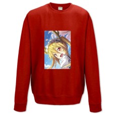 Свитшот с принтом Кобаяши И Её Горничная-Дракон Тору Лицо - XS красный