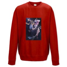 Світшот з принтом Кобаяші І Її Покоївка-Дракон Дракони Канна І Тору - XS червоний