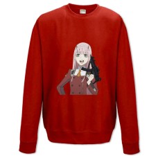 Sweatshort with Print Darling In The Franxx Dangerous Zero Two - XS  red