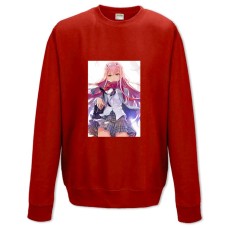 Sweatshort with Print Darling In The Franxx Cute Zero Two Hero - XS  red