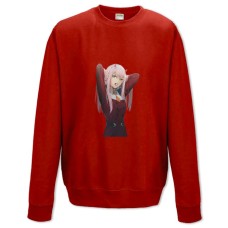 Sweatshort with Print Darling In The Franxx Beautiful Zero Two - XS  red